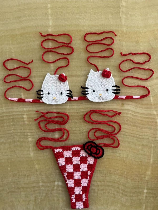 Kitty Bikini Set